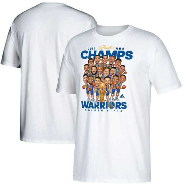 Men's Golden State Warriors White 2017 NBA Champions T-Shirt FengYun,We sell and wholesale Men's Golden State Warriors White 2017 NBA Champions T-Shirt FengYun on line form chian!